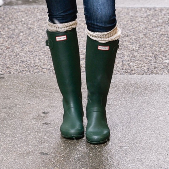 Green Hunter Boots - Picture 1 of 2